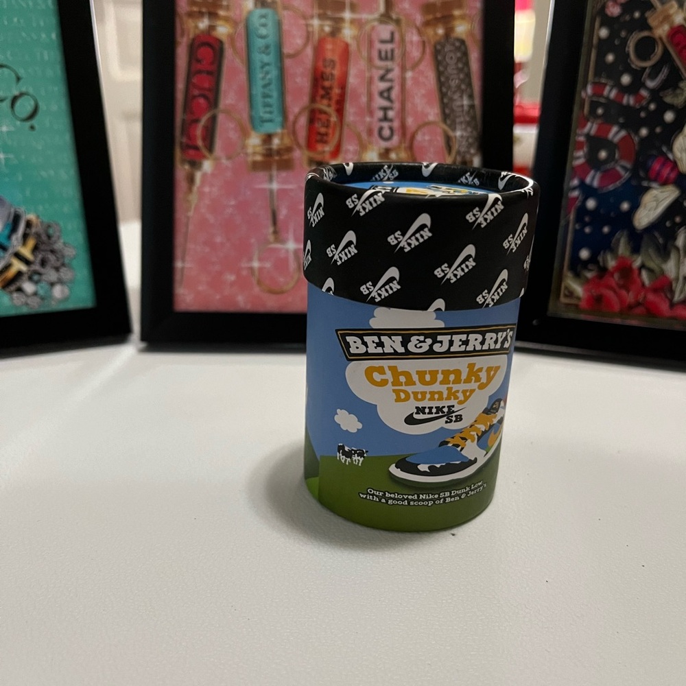 Ben and Jerry and Nike collaboration key chain